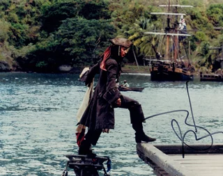 Johnny Depp autograph