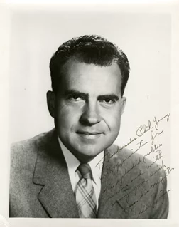 Richard Nixon autograph