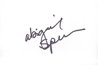 Abigail Spencer autograph