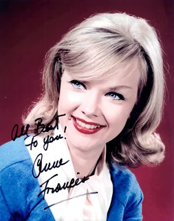 Anne Francis autograph