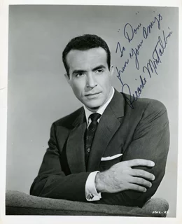 Ricardo Montalban autograph