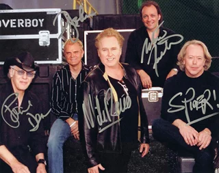 Loverboy autograph