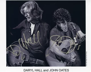 Hall and Oates autograph