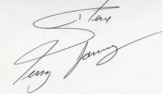 Steve Perry autograph