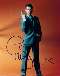 Pierce Brosnan autograph