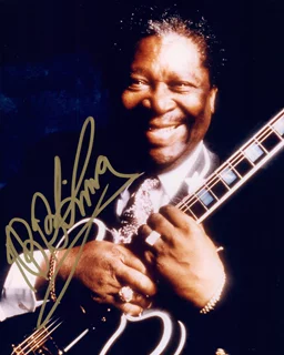 B.B. King autograph