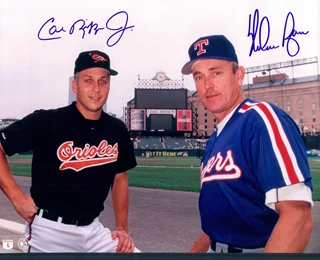 Cal Ripken & Nolan Ryan autograph