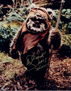 Warwick Davis autograph