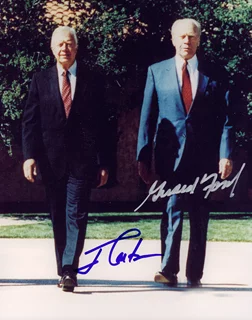 Carter & Ford autograph