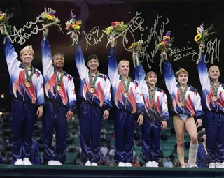 1996 US Olympic Gymnastic Team autograph