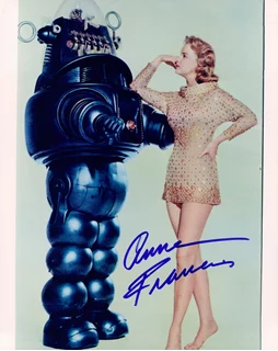 Anne Francis autograph