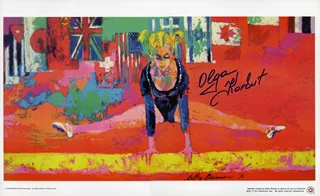 Olga Korbut autograph