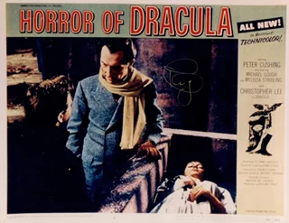 Peter Cushing autograph