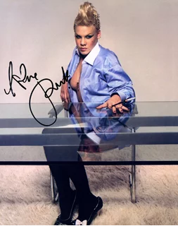 Pink autograph