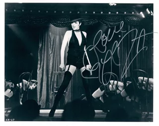 Liza Minnelli autograph