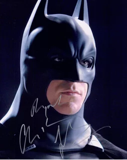 Christian Bale autograph