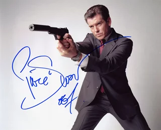 Pierce Brosnan autograph