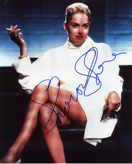 Sharon Stone autograph