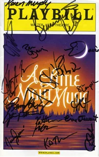 A Little Night Music autograph