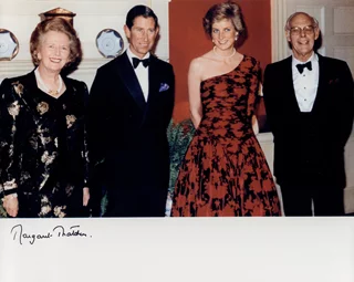 Margaret Thatcher autograph