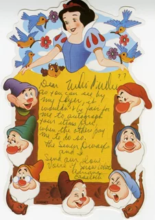 Adriana Caselotti autograph