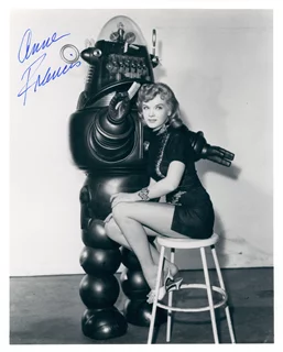 Anne Francis autograph