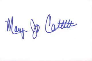 Mary Jo Catlett autograph