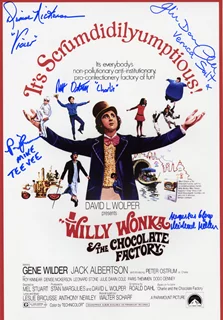 Willy Wonka and The Chocolate Factory autograph