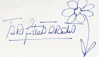 Brigitte Bardot autograph