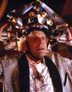 Christopher Lloyd autograph