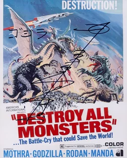 Haruo Nakajima autograph