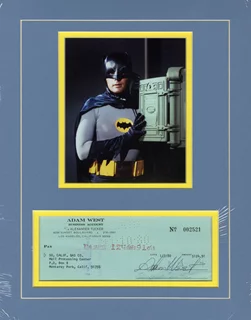 Adam West autograph