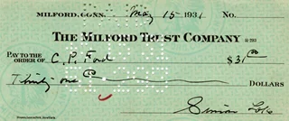 Simon Lake autograph