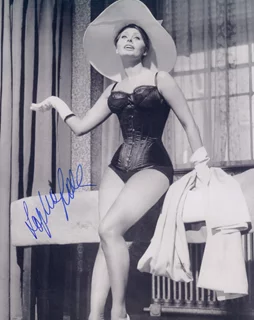 Sophia Loren autograph