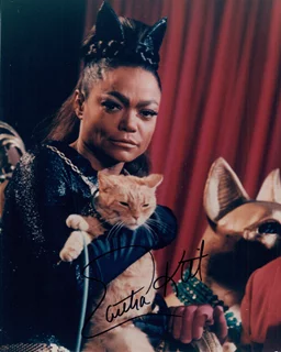 Eartha Kitt autograph