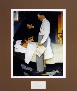 Norman Rockwell autograph