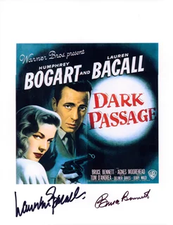 Dark Passage autograph