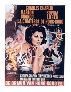 A Countess From Hong Kong autograph