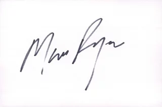 Max Ryan autograph