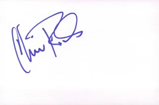 Christopher Rich autograph