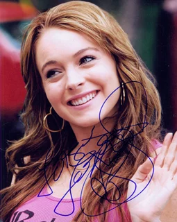 Lindsay Lohan autograph