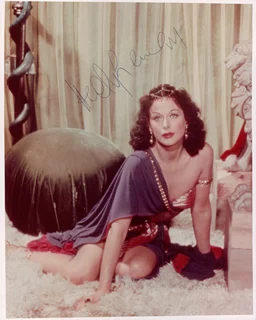 Hedy LaMarr autograph