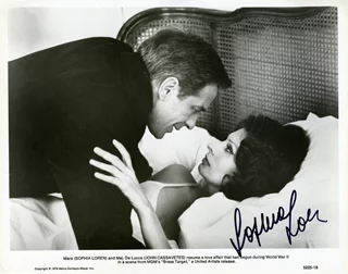 Sophia Loren autograph