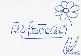 Brigitte Bardot autograph