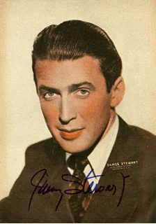 James Stewart autograph
