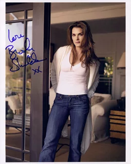 Brooke Shields autograph