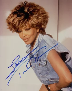 Tina Turner autograph