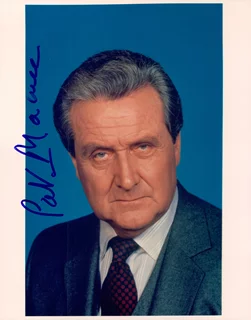 Patrick MacNee autograph