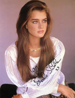 Brooke Shields autograph