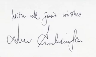 John Schlesinger autograph